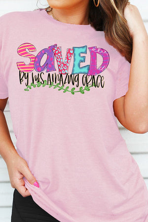 Saved By His Amazing Grace Unisex Blend Tee - Wholesale Accessory Market