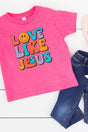 Toddler Bright Love Like Jesus Fine Jersey Tee - Wholesale Accessory Market