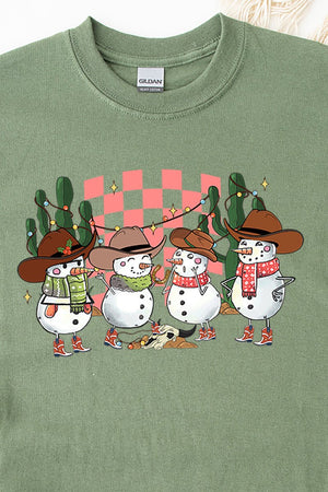 Snow Country Western Christmas Short Sleeve Relaxed Fit T-Shirt - Wholesale Accessory Market