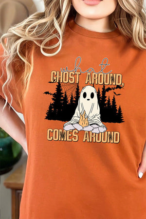 Ghost Around Comes Around Short Sleeve Relaxed Fit T-Shirt - Wholesale Accessory Market