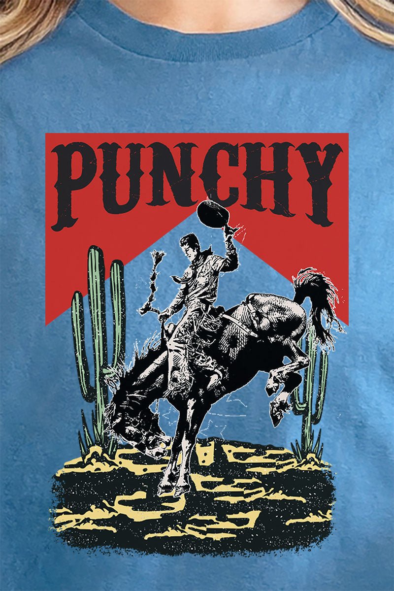 Punchy Cowboy Short Sleeve Relaxed Fit T-Shirt - Wholesale Accessory Market