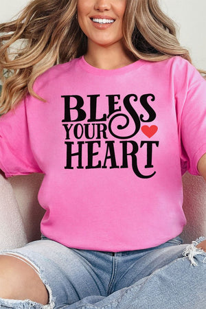 Swirl Bless Your Heart Short Sleeve Relaxed Fit T-Shirt - Wholesale Accessory Market