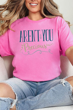 Aren't You Precious Short Sleeve Relaxed Fit T-Shirt - Wholesale Accessory Market