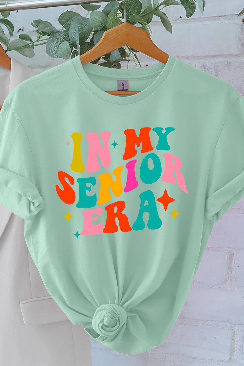In My Senior Era Colorful Short Sleeve Relaxed Fit T-Shirt - Wholesale Accessory Market