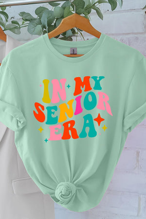 In My Senior Era Colorful Short Sleeve Relaxed Fit T-Shirt - Wholesale Accessory Market
