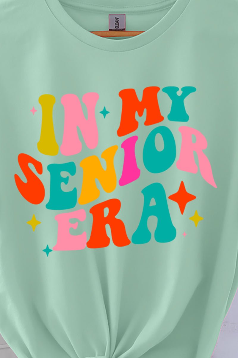 In My Senior Era Colorful Short Sleeve Relaxed Fit T Shirt