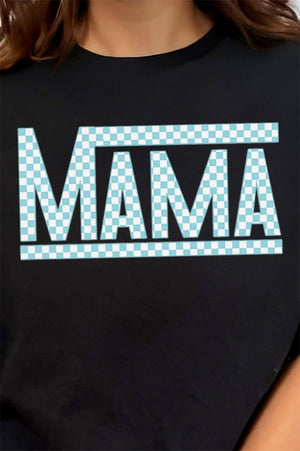 Check It Out Mama Blue Short Sleeve Relaxed Fit T-Shirt - Wholesale Accessory Market