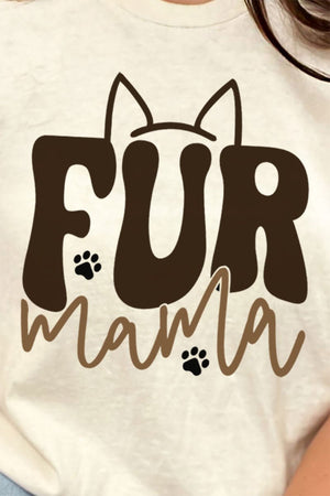 Fur Mama Short Sleeve Relaxed Fit T-Shirt - Wholesale Accessory Market