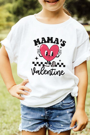 Youth Mama's Valentine Short Sleeve Relaxed Fit T-Shirt - Wholesale Accessory Market