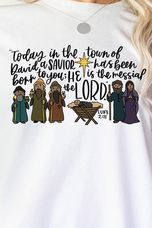 Nativity Doodle Heavy Cotton Long Sleeve Adult T-Shirt - Wholesale Accessory Market