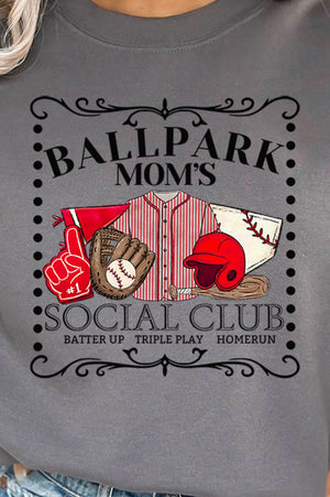 Ballpark Moms Social Club Unisex NuBlend Crew Sweatshirt - Wholesale Accessory Market