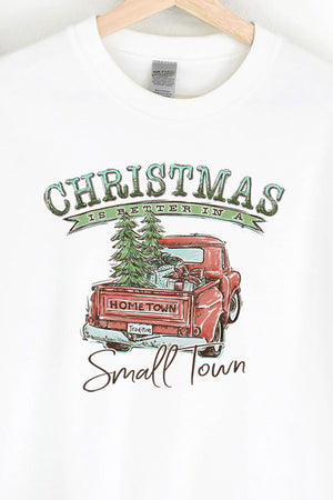 Christmas Better In A Small Town Unisex NuBlend Crew Sweatshirt - Wholesale Accessory Market