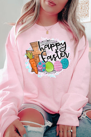 Cross Happy Easter Unisex NuBlend Crew Sweatshirt - Wholesale Accessory Market