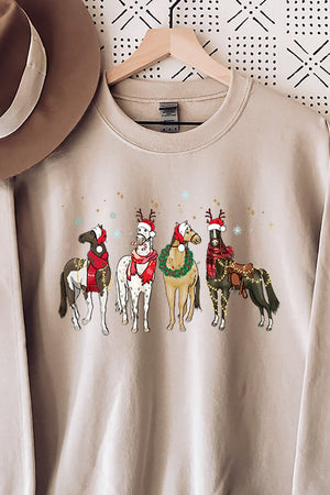 Horse Country Christmas Unisex NuBlend Crew Sweatshirt - Wholesale Accessory Market