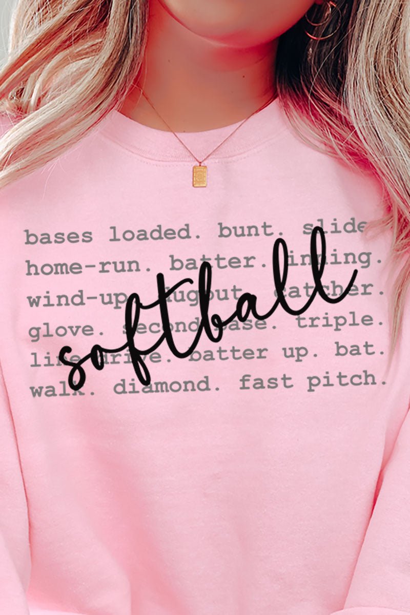 Softball All The Things Unisex NuBlend Crew Sweatshirt Wholesale Accessory Market