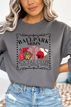 Softball Ballpark Moms Social Club Unisex NuBlend Crew Sweatshirt - Wholesale Accessory Market