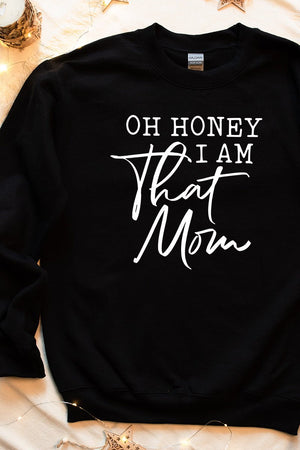 White Honey I'm That Mom Unisex NuBlend Crew Sweatshirt - Wholesale Accessory Market