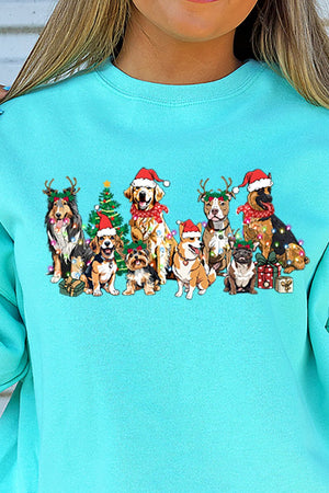 Barking Up The Christmas Tree Unisex NuBlend Crew Sweatshirt - Wholesale Accessory Market