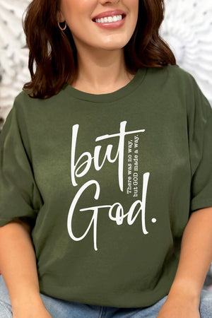 But God Combed Cotton T-Shirt - Wholesale Accessory Market