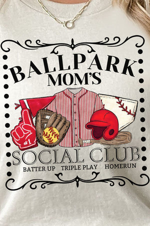 Softball Ballpark Moms Social Club Softstyle Adult T-Shirt - Wholesale Accessory Market