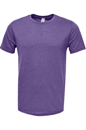 Football Pride Pirate Purple Gold Adult Soft-Tek Blend T-Shirt - Wholesale Accessory Market