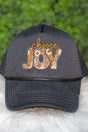 Choose Joy Faux Embroidery Transfer Foam Mesh Back Trucker Cap - Wholesale Accessory Market