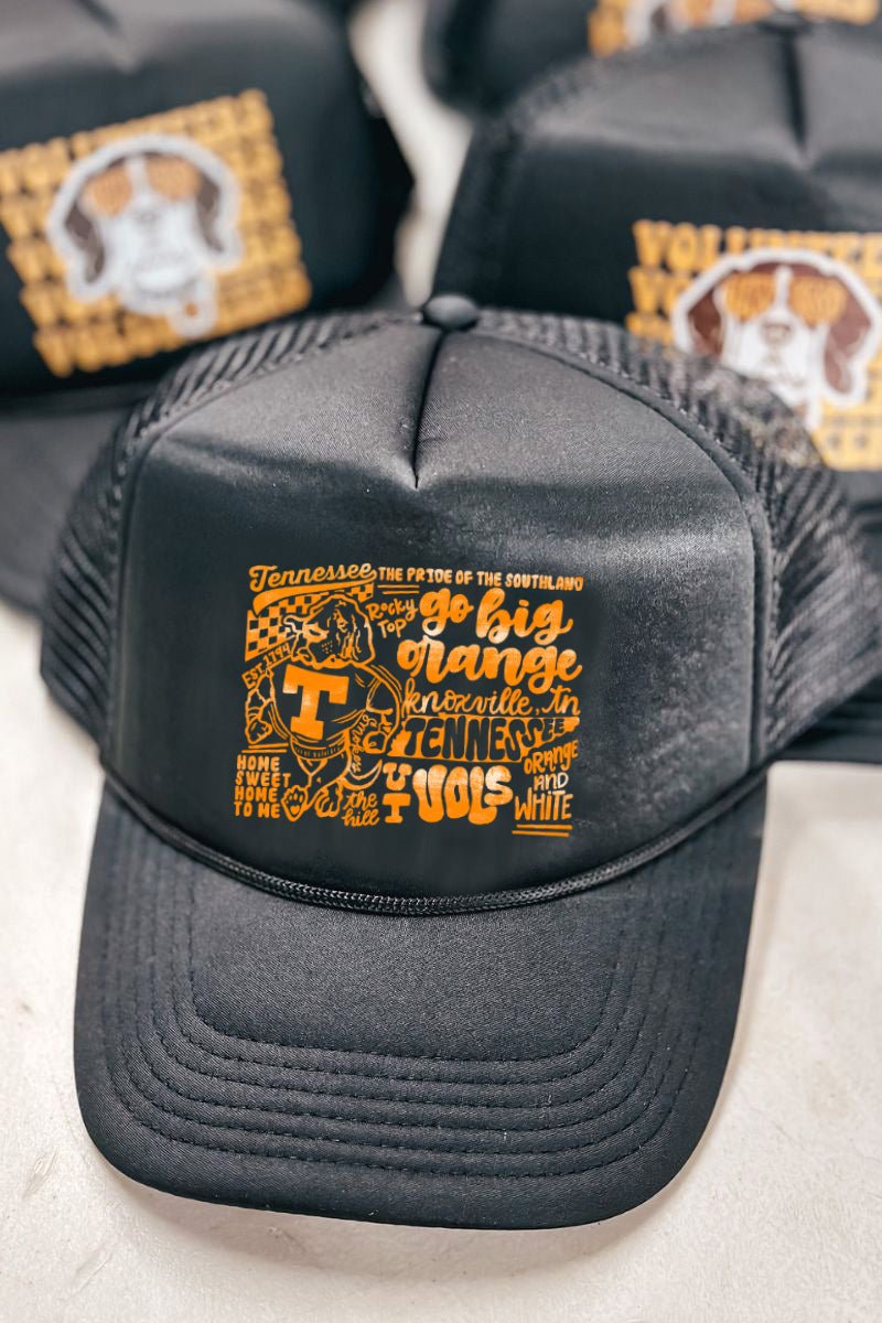 Black trucker cheap hat wholesale