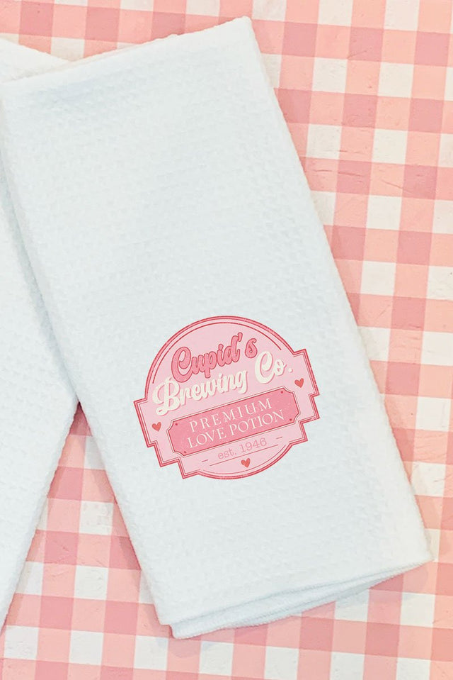 Cupid's Brewing Company Waffle Kitchen Towel - Wholesale Accessory Market