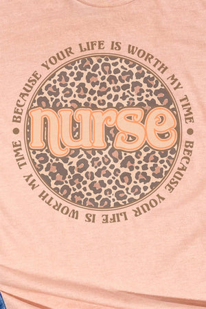 Nurse Your Life Is Worth My Time Unisex Poly-Rich Blend Tee - Wholesale Accessory Market