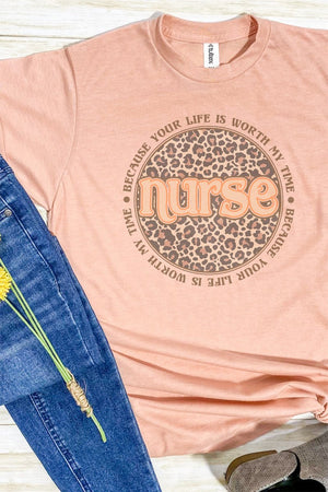 Nurse Your Life Is Worth My Time Unisex Poly-Rich Blend Tee - Wholesale Accessory Market