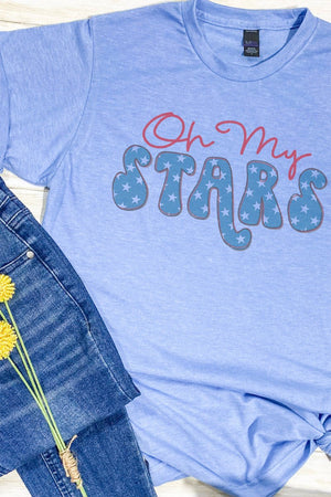 Oh My Stars Unisex Poly-Rich Blend Tee - Wholesale Accessory Market