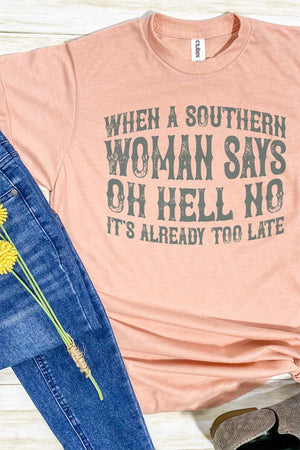 Southern Woman Says Unisex Poly-Rich Blend Tee - Wholesale Accessory Market