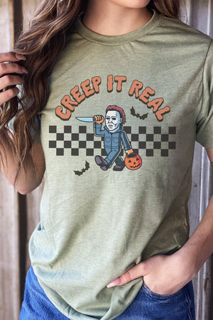 Creep It Real Michael Unisex Poly-Rich Blend Tee - Wholesale Accessory Market