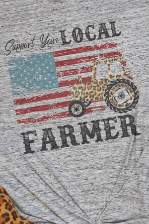 Support Your Local Farmer Blizzard Jersey Short Sleeve T-Shirt - Wholesale Accessory Market