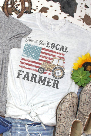 Support Your Local Farmer Blizzard Jersey Short Sleeve T-Shirt - Wholesale Accessory Market