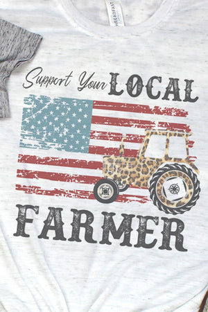 Support Your Local Farmer Blizzard Jersey Short Sleeve T-Shirt - Wholesale Accessory Market