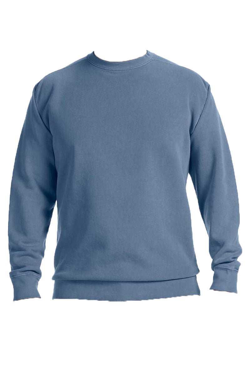 Large Monogram Comfort Colors Adult Crew Neck Sweatshirt Customizable Wholesale Pricing N A