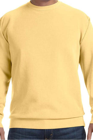 Large Monogram Comfort Colors Adult Crew-Neck Sweatshirt *Customizable (Wholesale Pricing N/A) - Wholesale Accessory Market