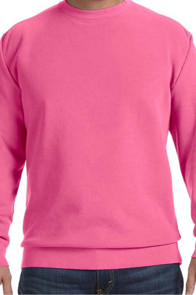 Large Monogram Comfort Colors Adult Crew-Neck Sweatshirt *Customizable (Wholesale Pricing N/A) - Wholesale Accessory Market