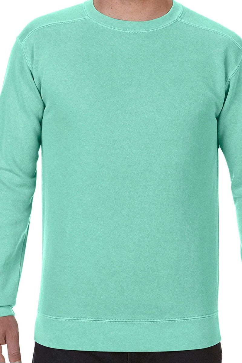 Large Monogram Comfort Colors Adult Crew-Neck Sweatshirt *Customizable (Wholesale Pricing N/A) - Wholesale Accessory Market