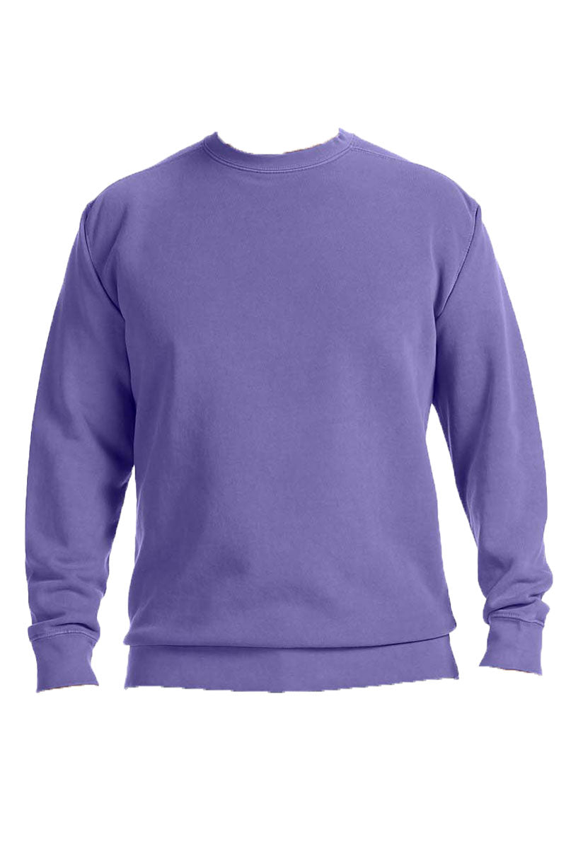Large Monogram Comfort Colors Adult Crew-Neck Sweatshirt *Customizable (Wholesale Pricing N/A) - Wholesale Accessory Market