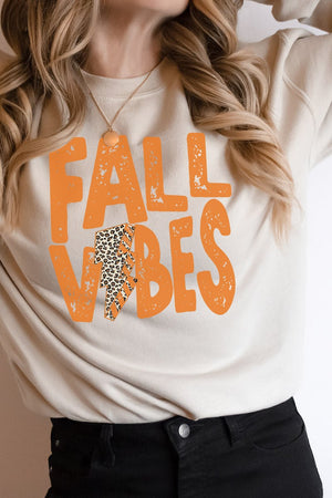 Fall Vibes Heavy-weight Crew Sweatshirt - Wholesale Accessory Market