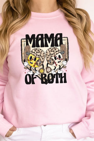 Home Plate Mama Of Both Heavy-weight Crew Sweatshirt - Wholesale Accessory Market