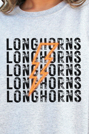 Longhorns Bolt Heavy-weight Crew Sweatshirt - Wholesale Accessory Market