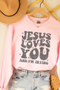 Vintage Jesus Loves Me Heavy-weight Crew Sweatshirt - Wholesale Accessory Market