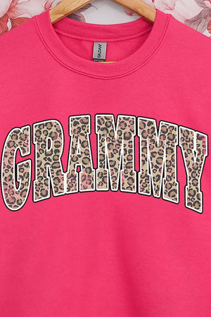 Arched Grammy Leopard Heavy-weight Crew Sweatshirt - Wholesale Accessory Market