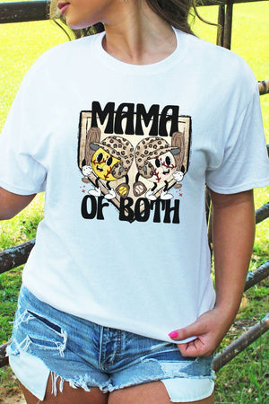Home Plate Mama Of Both Unisex Blend Tee - Wholesale Accessory Market