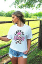 Cow Print Let's Go Ghouls Unisex Blend Tee - Wholesale Accessory Market