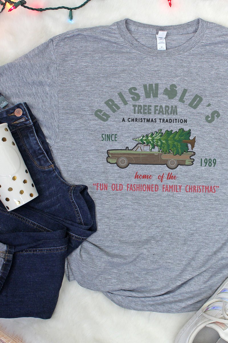 Griswolds Tree Farm Unisex Dri-Power Poly Tee - Wholesale Accessory Market
