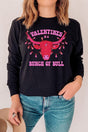Bunch Of Bull Valentines Unisex Dri-Power Long-Sleeve 50/50 Tee - Wholesale Accessory Market